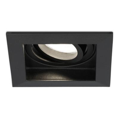 Fresno LED inbouwspot vierkant - GU10 - 4 Watt 345 Lumen - 4000K neutraal wit - Dimbaar - Kantelbaar - Verzonken - IP20 voor binnen - Zwart Fresno LED inbouwspot vierkant - GU10 - 4 Watt 345 Lumen - 4000K neutraal wit - Dimbaar - Kantelbaar - Verzonken - IP20 voor binnen - Zwart