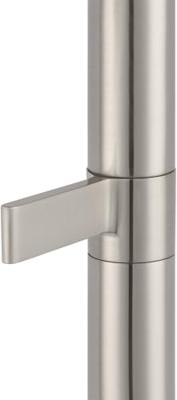 Ben Anello fonteinkraan met hendel rechts RVS-look