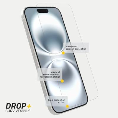 Otterbox Premium Glass 77-96184 Screenprotector (glas) Apple iPhone 16 1 stuk(s) Anti-vingerafdruk, Krasvast