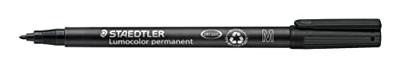 Staedtler Lumocoler 317, OHP-marker, permanent, 1,0 mm, etui van 8 stuks in geassorteerde kleuren