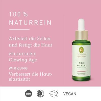 Primavera Rich face oil regenerating 30 Milliliter Primavera Rich face oil regenerating 30 Milliliter