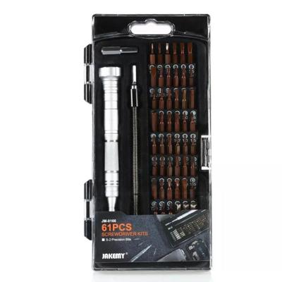 JAKEMY JM-8166 61 in 1 schroevendraaier kits reparatie hand gereedschap Kit