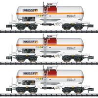 MiniTrix 18266 N set van 3 ketelwagens Millet - thumbnail