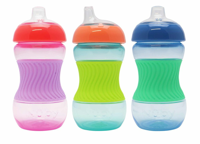 Nuby Mini easy grip drinkbeker met siliconen huls - thumbnail