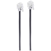 Shiverpeaks Western Aansluitkabel [1x RJ11-stekker 6p4c - 1x RJ11-stekker 6p4c] 10 m Zwart - thumbnail