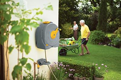 Hozelock Fast Reel 2496R0000 Tuinslanghouder voor aan de muur Grijs, Geel 40 m 1/2 inch 1 stuk(s) Hozelock Fast Reel 2496R0000 Tuinslanghouder voor aan de muur Grijs, Geel 40 m 1/2 inch 1 stuk(s)