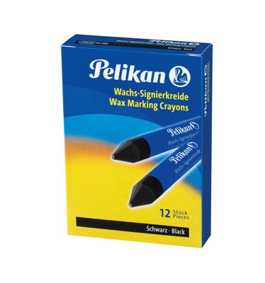 Pelikan vetkrijt 772 zwart, doos van 12 stuks Pelikan vetkrijt 772 zwart, doos van 12 stuks