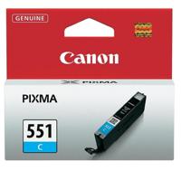 Canon inktcartridge CLI-551C, 332 pagina&apos;s, OEM 6509B001, cyaan - thumbnail