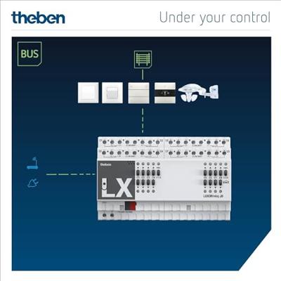 Theben 4800455 Jaloezie- en rolluikactor LUXORliving J8
