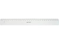 Quantore liniaal 30 cm transparant - thumbnail