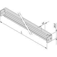 nVent SCHROFF 23130333 Profielrail 2 stuk(s) - thumbnail