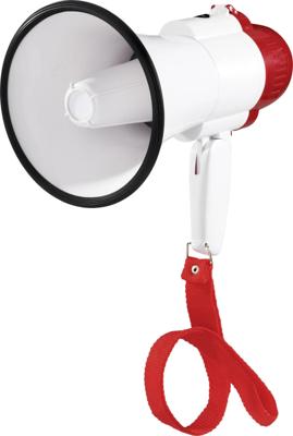 SpeaKa Professional XB-7S Megafoon Met geluiden, Met draagriem