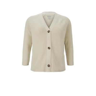 Tom Tailor My True Me gebreid vest zand Tom Tailor My True Me gebreid vest zand