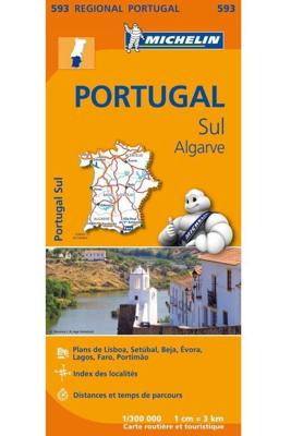 Michelin Wegenkaart 593 Portugal Zuid - Algarve (Paperback) Michelin Wegenkaart 593 Portugal Zuid - Algarve (Paperback)