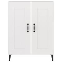 Dressoir 69,5x34x90 cm bewerkt hout wit - thumbnail