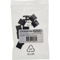 Elvedes kabelclips duo zwart 5+5mm plastic (p/10) cp2020104 - thumbnail