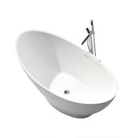 Wiesbaden Solid Surface vrijstaand bad type 2 1860x820x590 - thumbnail