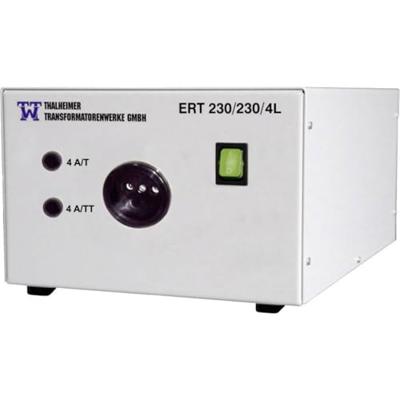 Thalheimer ERT 230//230/4L Lab-scheidingstrafo, vaste spanning 1000 VA Aantal uitgangen: 1 x 230 V/AC Thalheimer ERT 230//230/4L Lab-scheidingstrafo, vaste spanning 1000 VA Aantal uitgangen: 1 x 230 V/AC