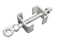 Waelbers Producten/verstelbare oogbout 19 mm met beugels thermisch verzinkt - thumbnail