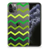 Apple iPhone 11 Pro | TPU bumper | Zigzag Groen - thumbnail