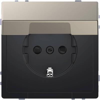 Merten MEG2310-6050 Wandcontactdoos System Design Nikkel 1 stuk(s)