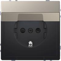 Merten MEG2310-6050 Wandcontactdoos System Design Nikkel 1 stuk(s) - thumbnail