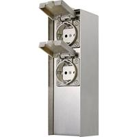 Sygonix SY-4979748 Buitenstopcontact RVS - thumbnail