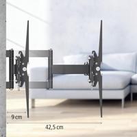 Hama Tv-muurbeugel Draaibaar Kantelbaar Uittrekbaar 165 Cm (65) Tot 35 Kg - thumbnail