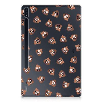 Hippe Hoes voor Samsung Galaxy Tab S7 Plus | S8 Plus Poep Emojis Hippe Hoes voor Samsung Galaxy Tab S7 Plus | S8 Plus Poep Emojis