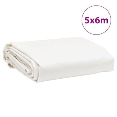Dekzeil 650 g/m² 5x6 m wit - thumbnail
