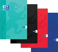 Schrift Oxford School A4 ruit 10x10mm 72 pagina's 80gr assorti - thumbnail