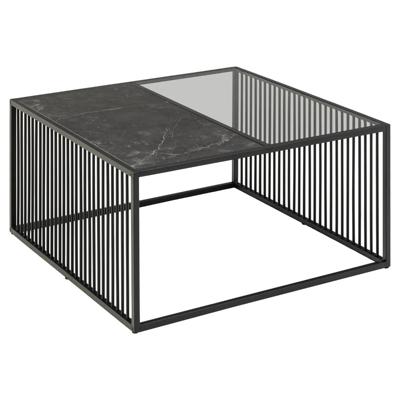 Bendt Salontafel 'Esme' Marmerlook, 80 x 80cm