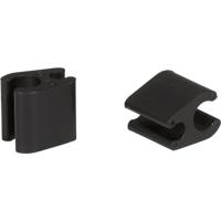 Elvedes kabelclips duo 4,1+4,1mm zwart (10st) - thumbnail