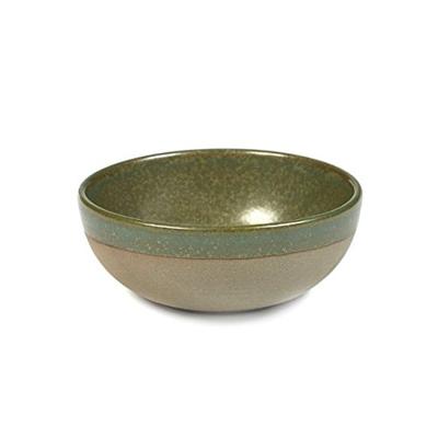 SERAX - Surface - Schaal M 11cm h4 Grey/Camogreen SERAX - Surface - Schaal M 11cm h4 Grey/Camogreen