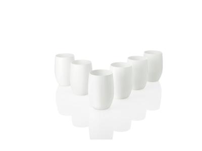 ERNESTO 6 kunststof glazen (Waterglazen, Wit)