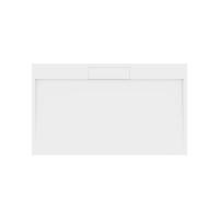 Douchebak Marmer Sapho Irena 150x90x3.5 cm Rechthoek Wit Sapho - thumbnail