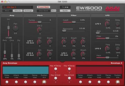 Akai Professional EWI5000 draadloos elektronisch blaasinstrument