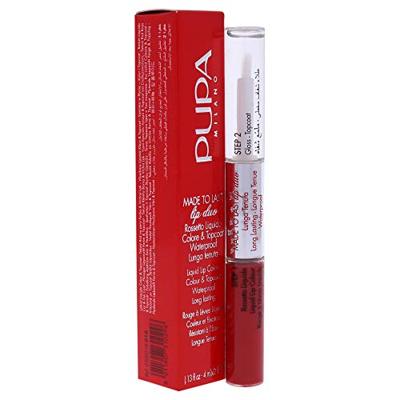 PUPA Made to Last Lip Duo Lipstick Imperial Red 8ml PUPA Made to Last Lip Duo Lipstick Imperial Red 8ml