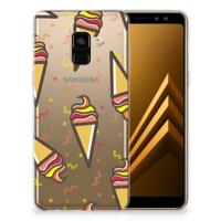 Samsung Galaxy A8 Plus (2018) Siliconen Case Icecream - thumbnail