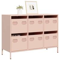 Dressoir 101,5x39x73,5 cm koudgewalst staal roze - thumbnail