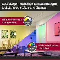 29153 Paulmann Home LED-lamp GU10 Energielabel: F (A - G) 4.8 W RGBW Zwart (mat) - thumbnail