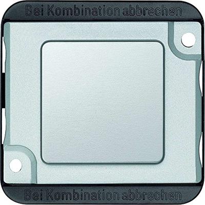 Merten 392360 Afdekking Pantser Zilver (mat) 1 stuk(s)