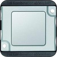 Merten 392360 Afdekking Pantser Zilver (mat) 1 stuk(s) - thumbnail