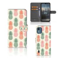 Nokia C12 | Book Cover | Ananas - thumbnail