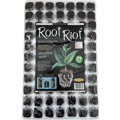Growth Technology Growth Technology Root Riot Tray 77 Cellen - propagatietray Growth Technology Growth Technology Root Riot Tray 77 Cellen - propagatietray