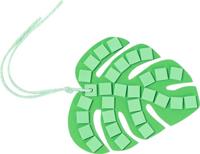 Zelfklevend mozaïek van schuim, 6 vellen GLITTER FOLIA meerkleurig - thumbnail