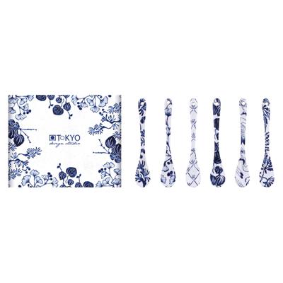 Japanse lepelset - Flora Japonica - Tokyo Design Studio - 6 stuks - 13cm