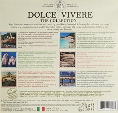 Nesti Dante dolce vivere geschenkset zeep 6x150gr.