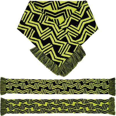 Masters of Madness Gebreide Sjaal Groen Zwart