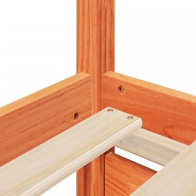 Bedframe zonder matras massief grenenhout wasbruin 160x200 cm Bedframe zonder matras massief grenenhout wasbruin 160x200 cm